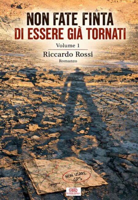 Copertina stilizzata di un romanzo con una strada cittadina illuminata di notte